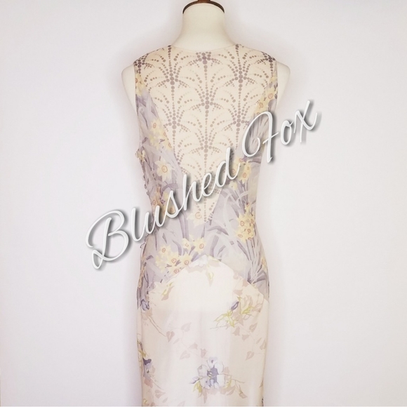 Vintage Chloe Silk Dress Stella McCartney Chloe Floral Boho Dress - Picture 5 of 9